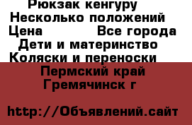 Рюкзак кенгуру 0 . Несколько положений › Цена ­ 1 000 - Все города Дети и материнство » Коляски и переноски   . Пермский край,Гремячинск г.